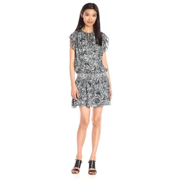 Parker Floral Silk Dress XS Whimsigoth Fairy Grunge Beachy Feminine Preppy - Picture 1 of 15